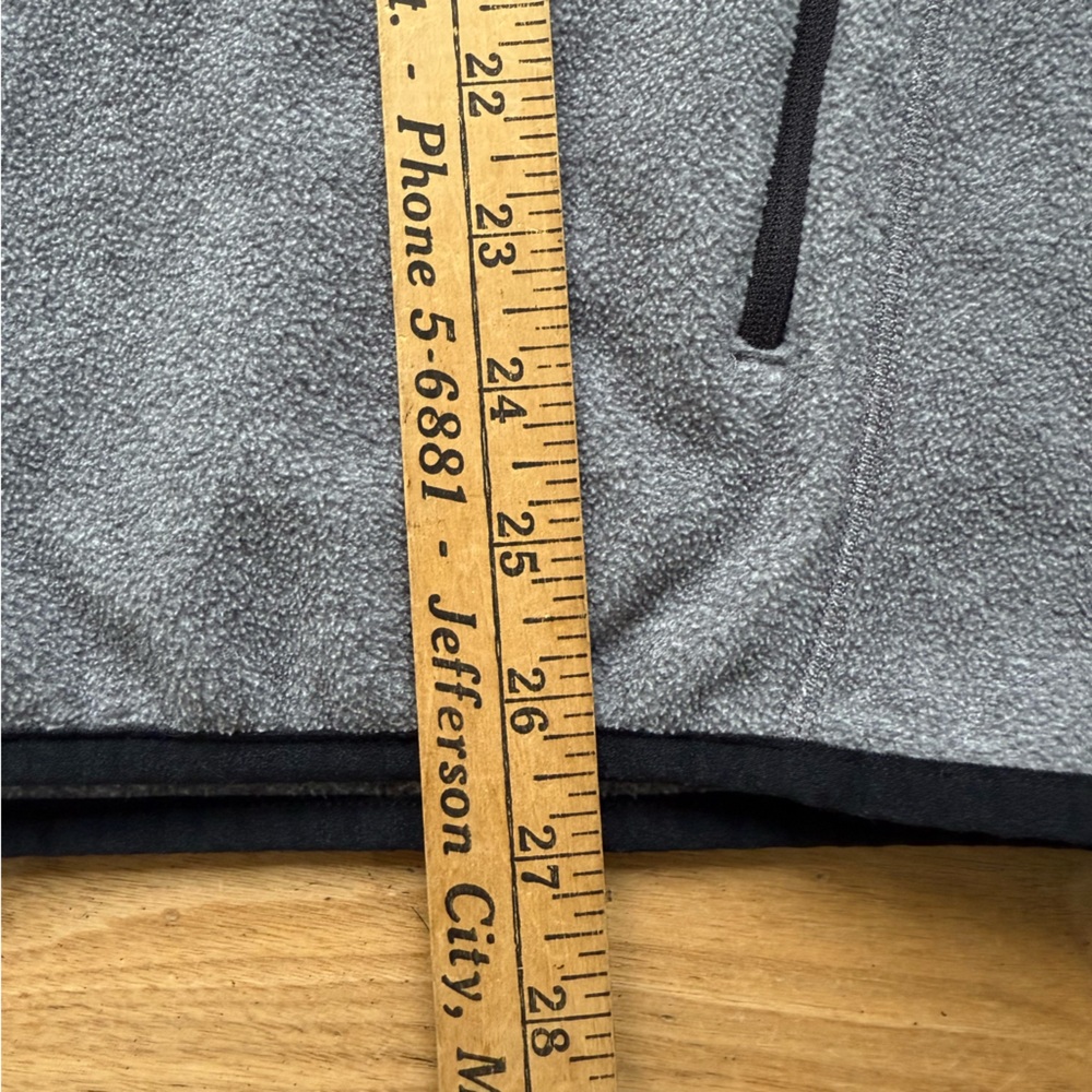Eddie Bauer First Ascent Vest Mens Size Large Gray Fleece Full Zip Gorpcore - Picture 8 of 8